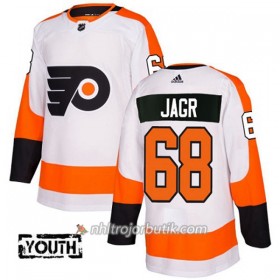 Barn Ishockey Philadelphia Flyers Tröja Jaromir Jagr 68 Adidas 2017-2018 Vit Authentic